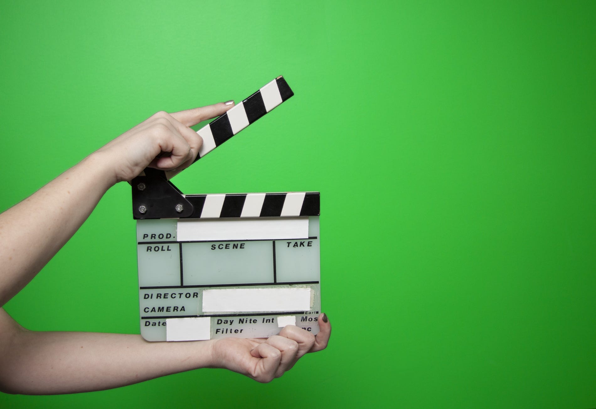 green screen production image 
