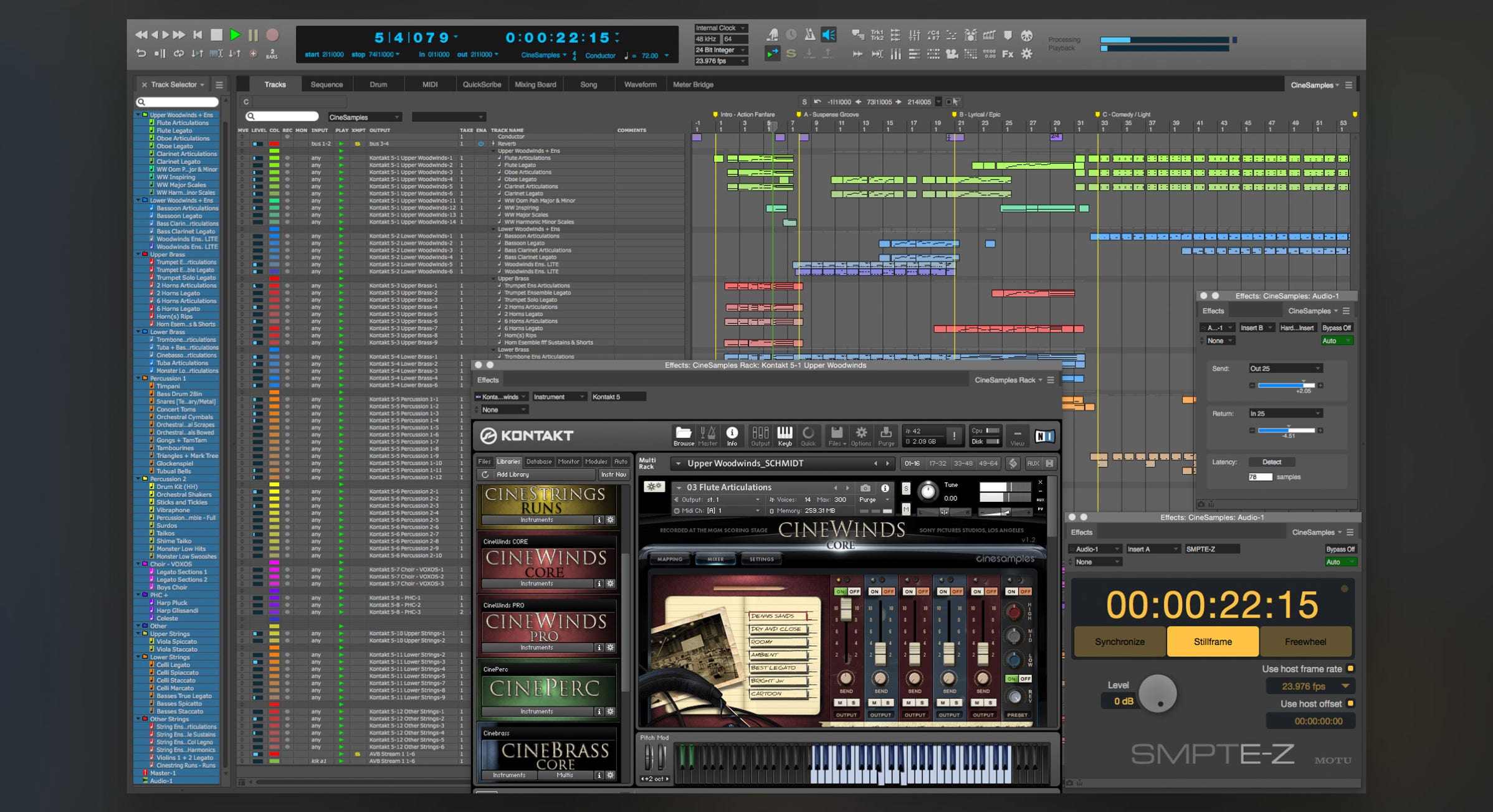 Motu DP, full service 360 sound and music productions, project image